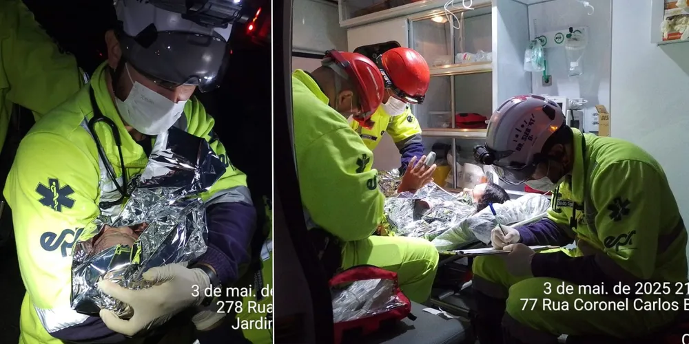 Nascimento ocorreu na altura do KM 82