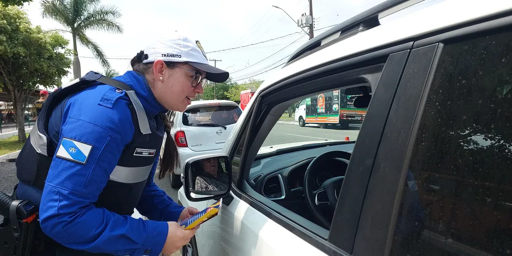 A blitz educativa ocorre esta prevista para ocorrer a partir das 11h30