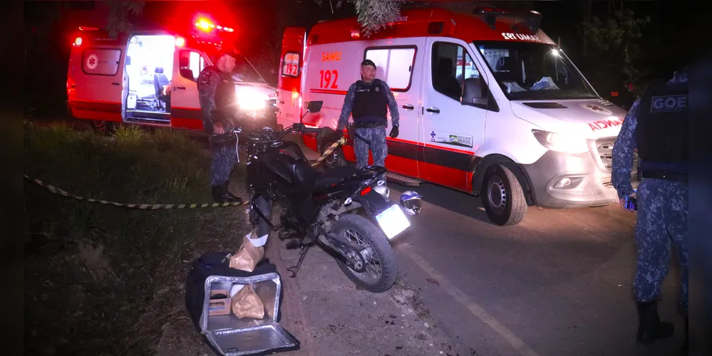 Motociclista estava fazendo uma entrega, como motoboy, quando foi alvejado
