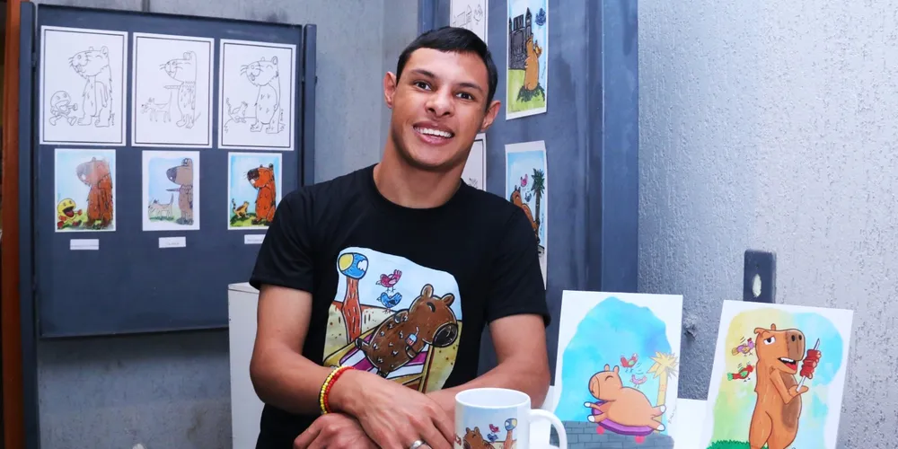 Com sensibilidade, criatividade e o apoio de sua mãe, Bruno Richards criou a Capivaratípica que leva informação e inclusão para as pessoas