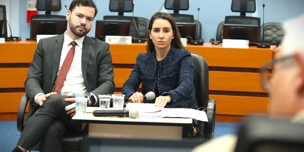 Nahima Razuk, procuradora da PGA, durante a oitiva