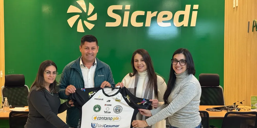 Sicredi Campos Gerais é o mais novo patrocinador do Contorno Futsal