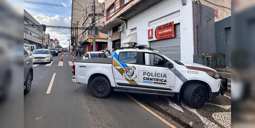 Equipe da Polícia Científica foi acionada para o local da ocorrência