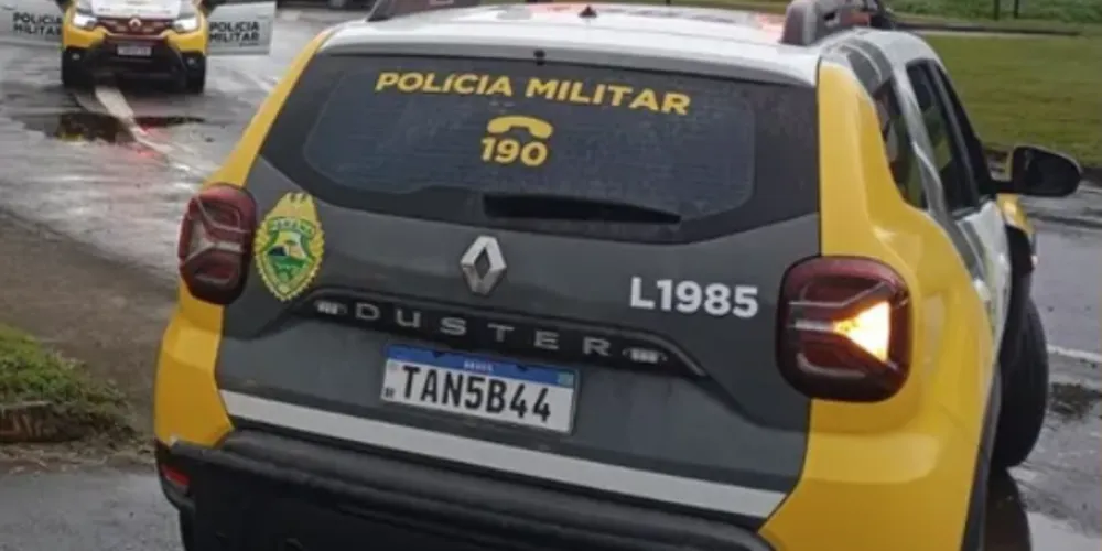 Apreensão foi realizada por uma equipe da Polícia Militar