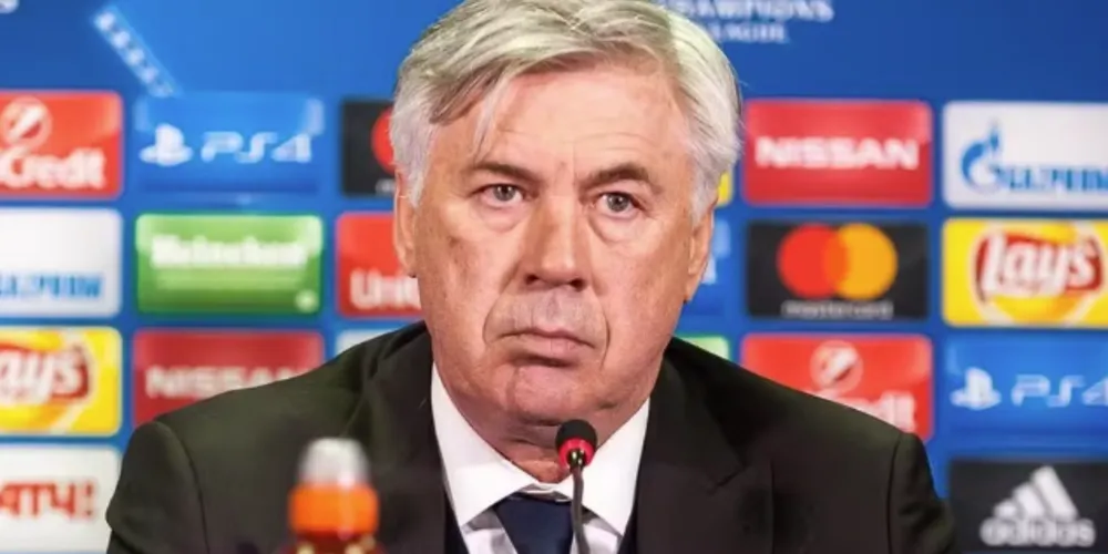 Carlo Ancellotti em entrevista coletiva