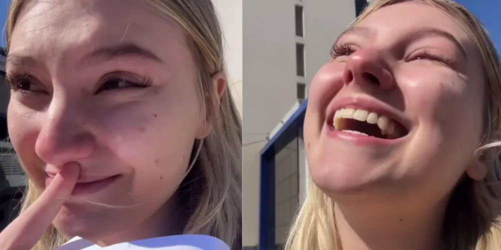 Isabel Veloso se emocionou com o resultado de seus exames nesta segunda-feira (12)