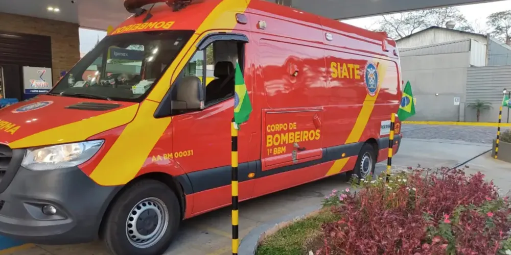 Homem foi encaminhado consciente para o hospital