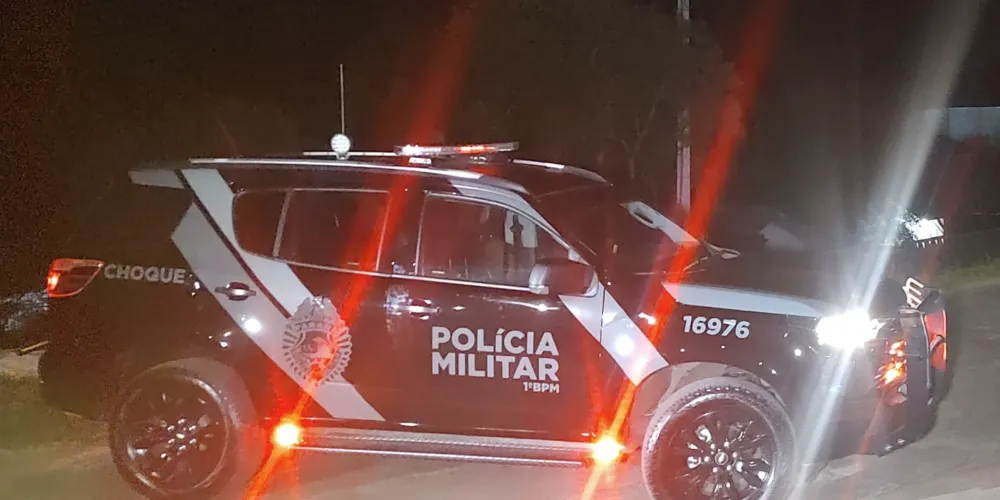 Homem foi localizado e preso por uma equipe do Pelotão de Choque