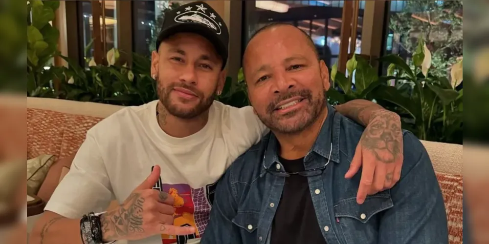 Neymar e seu pai, Neymar Santos