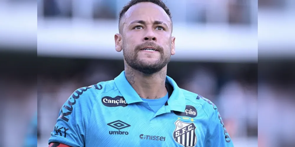Neymar Jr. em partida contra o Botafogo