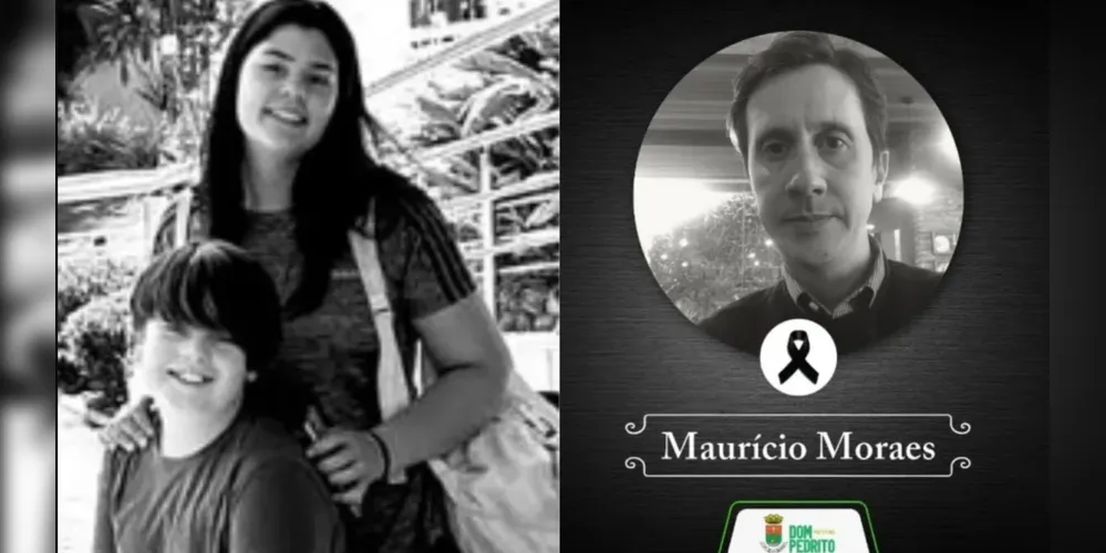 Maria Sophia Dumoncel, de 16 anos, Arthur Dumoncel, de 9 anos, e Maurício Moraes, de 42 anos