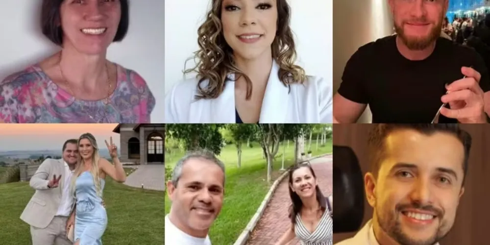 Da esquerda para a direita: Leane Elizabeth Herrmann, Leise Herrmann Parizotto, Leandro Luzzi, Fabio Luiz Izycki, Juliane Jacinta Sawicki, Everaldo da Rocha, Janaina Moreira Soares da Rocha e Andrei Gabriel de Melo