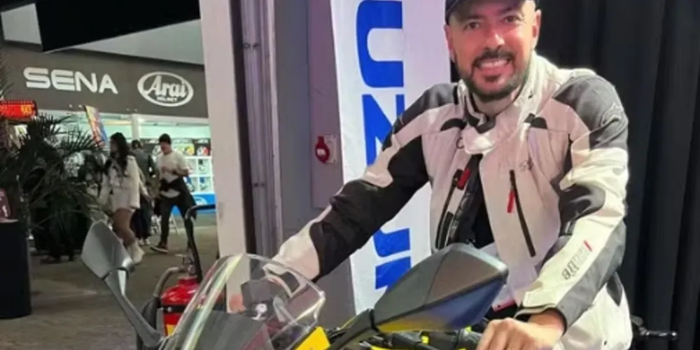 Adalberto dos Santos Junior durante o evento em Interlagos