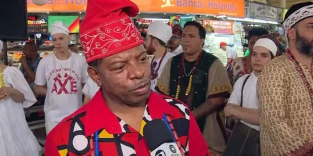 Pai Paulinho do Xoroquê em entrevista à RBS TV