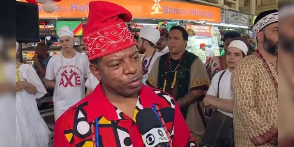 Pai Paulinho do Xoroquê em entrevista à RBS TV
