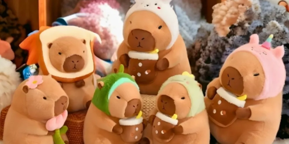 Um dos carros transportava 270 capivaras de pelúcia