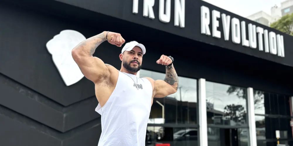 Com uma história de superação, para Carlinhos a academia foi um “remédio”, que proporcionou bem-estar físico e mental