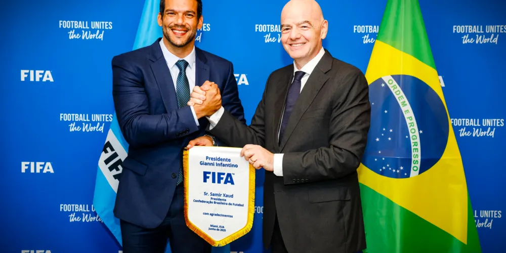 Presidentes da CBF e da FIFA se reuniram nesta sexta-feira (20)