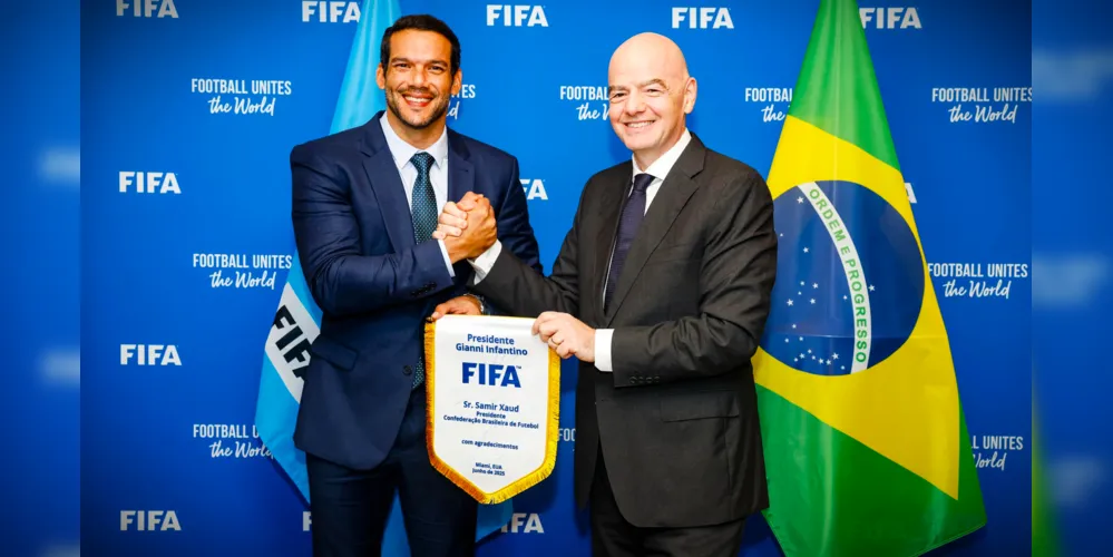 Presidentes da CBF e da FIFA se reuniram nesta sexta-feira (20)