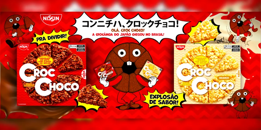 Croc Choco foi apresentado durante coletiva de imprensa