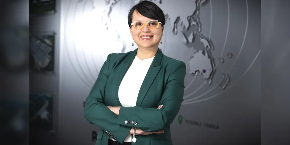 Presidente da DAF Caminhões, Larisa Gambrell, fez o anúncio das novidades