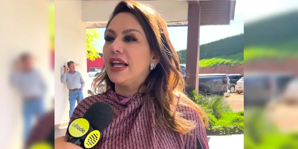 Dayane Sovinski é a presidente da AMCG e prefeita de Imbaú