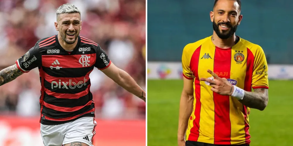 De Arrascaeta e Rodrigo Rodrigues, carques de suas respectivas equipes