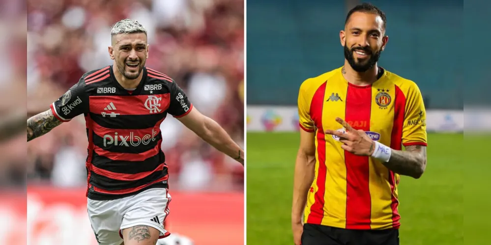 De Arrascaeta e Rodrigo Rodrigues, carques de suas respectivas equipes