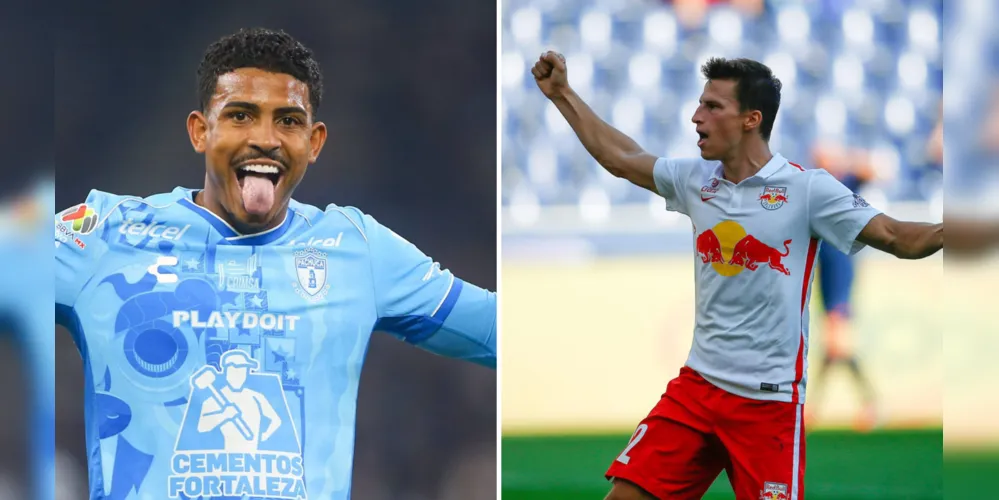 John Kennedy, campeõa da Libertadores com o Fluminense em 2023 e Lainer, lateral direito do Salzburg
