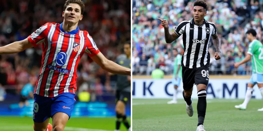 Julián Alvarez e Igor Jesus, artilheiros de suas respectivas equipes