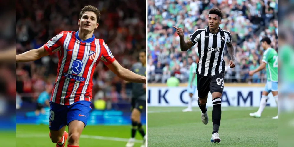 Julián Alvarez e Igor Jesus, artilheiros de suas respectivas equipes