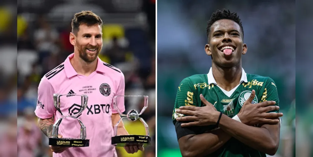 Lionel Messi e Estêvão