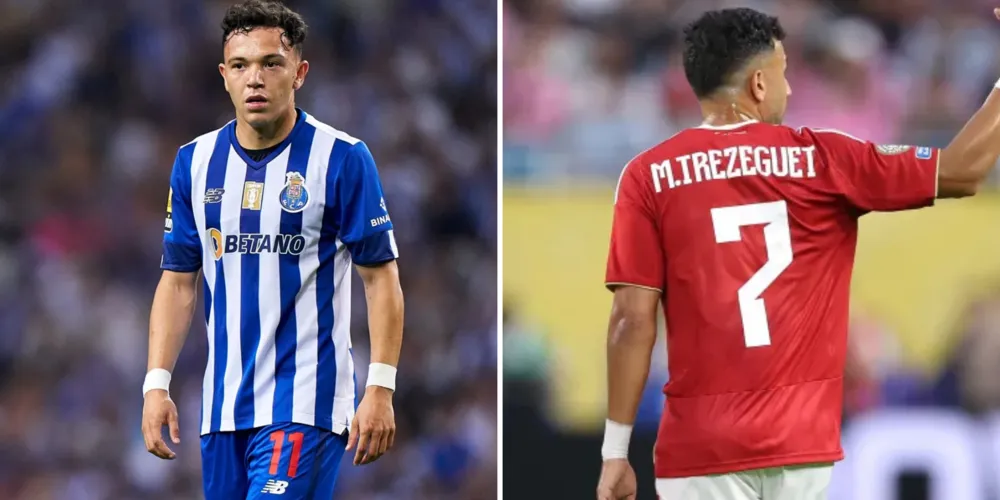 Pepê, brasileiro que joga no Porto e Trezeguet, atacante contratado para o Mundial de Clubes