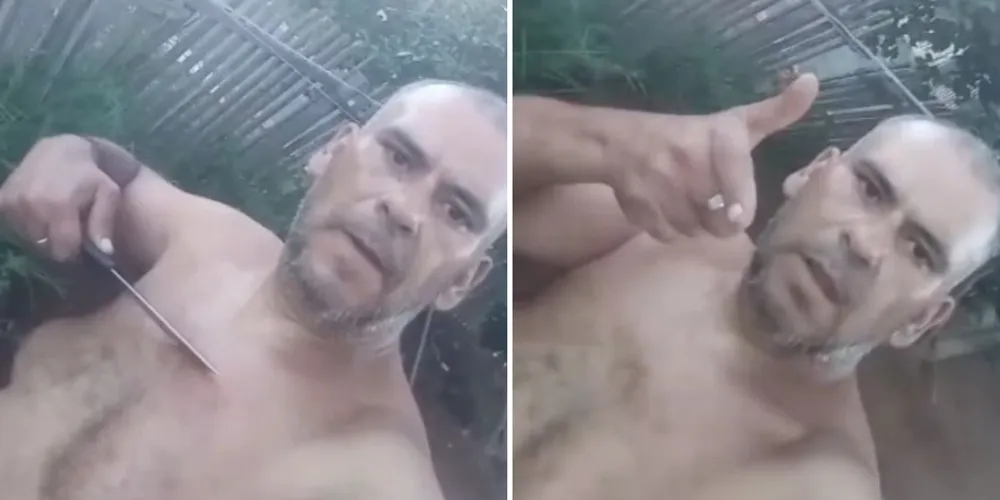 Homem publicou o vídeo nas redes sociais