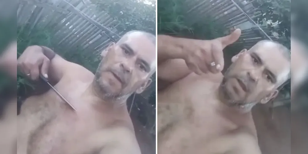 Homem publicou o vídeo nas redes sociais