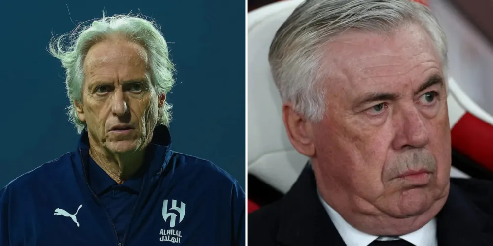 Jorge Jesus e Carlo Ancelotti