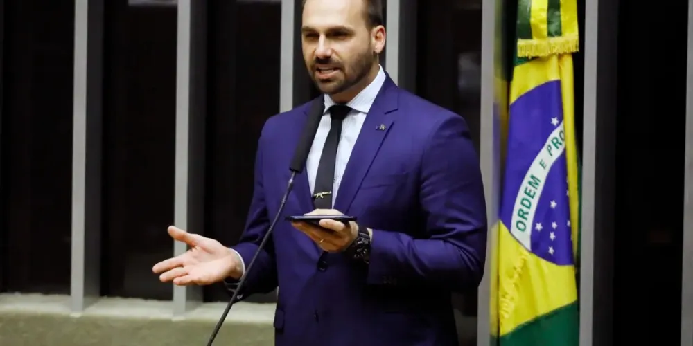 Eduardo Bolsonaro está, atualmente, morando nos EUA