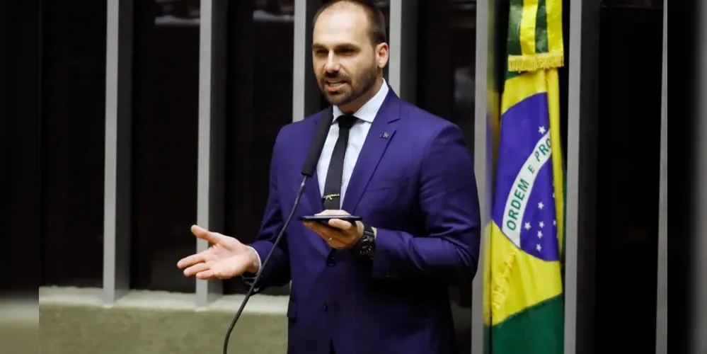 Eduardo Bolsonaro está, atualmente, morando nos EUA