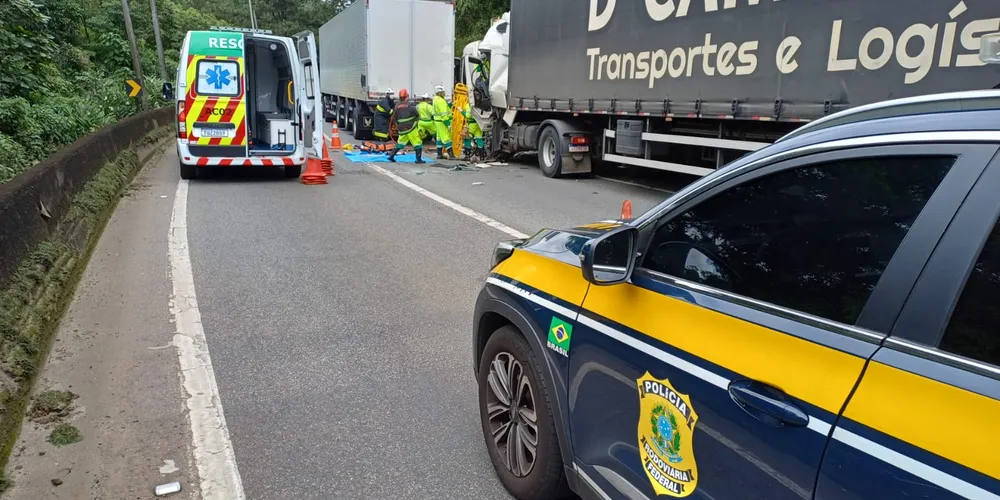 Acidente aconteceu no KM 664 da rodovia