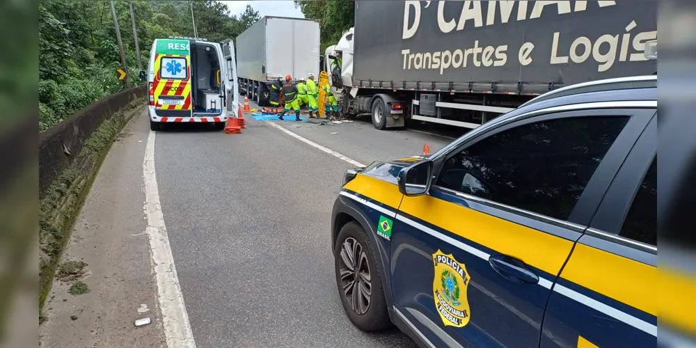 Acidente aconteceu no KM 664 da rodovia
