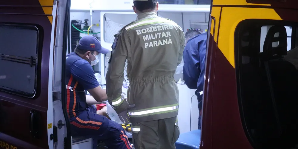 Siate e Samu prestaram atendimento ao ferido