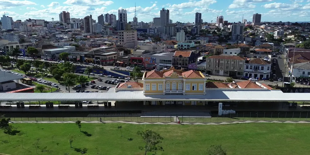 Estação Saudade, no Centro de Ponta Grossa