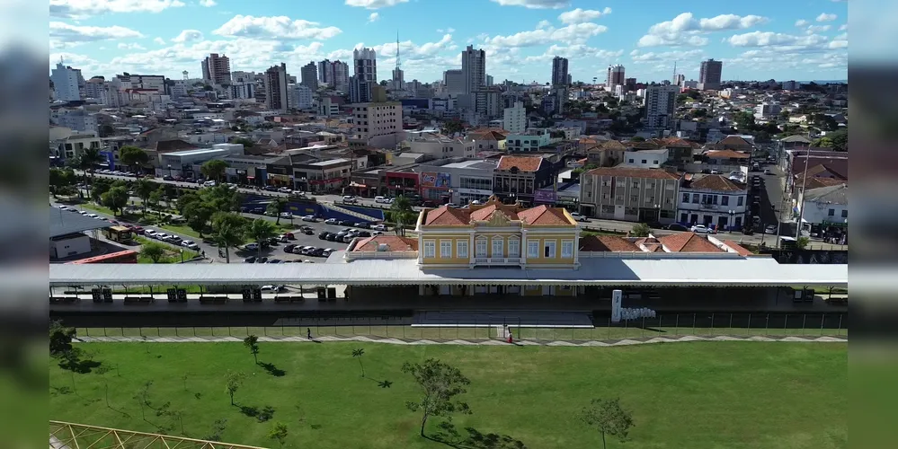 Estação Saudade, no Centro de Ponta Grossa