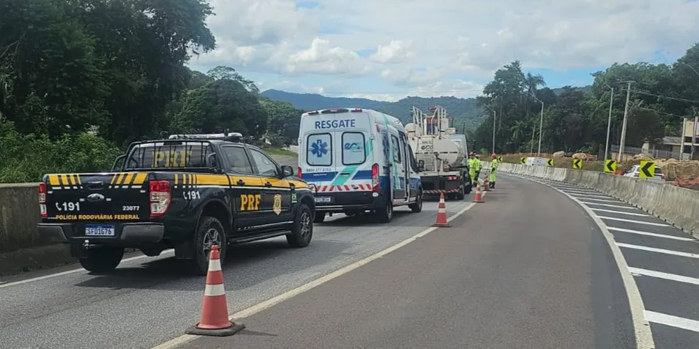 Fluxo foi normalizado no local, segundo a concessionária responsável