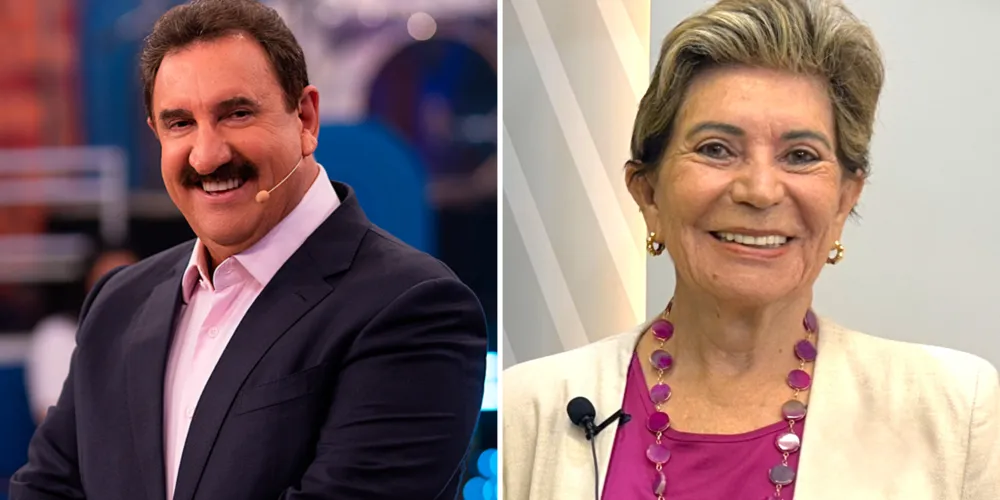 Apresentador também fez uma brincadeira com a prefeita de Ponta Grossa