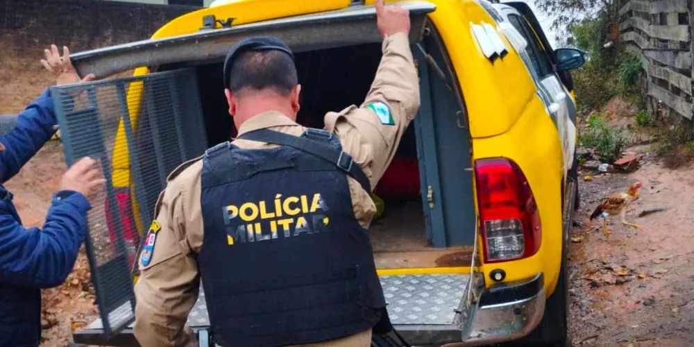 Homem foi encaminhado à Cadeia Pública Hildebrando de Souza