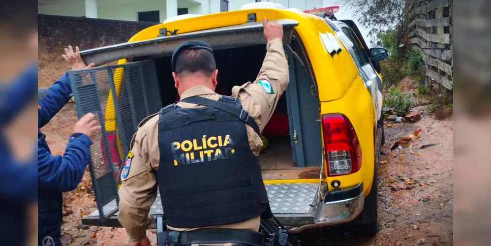 Homem foi encaminhado à Cadeia Pública Hildebrando de Souza
