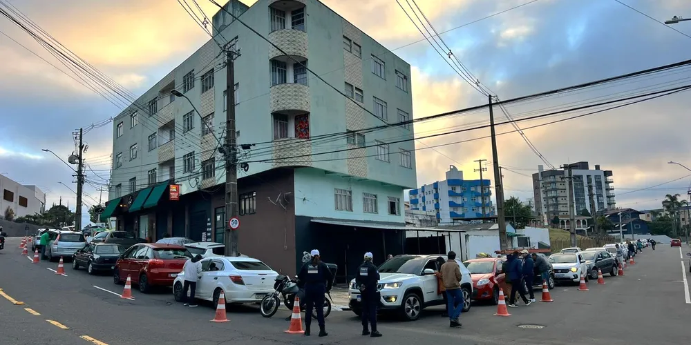 Ação movimentou a Avenida Monteiro Lobato