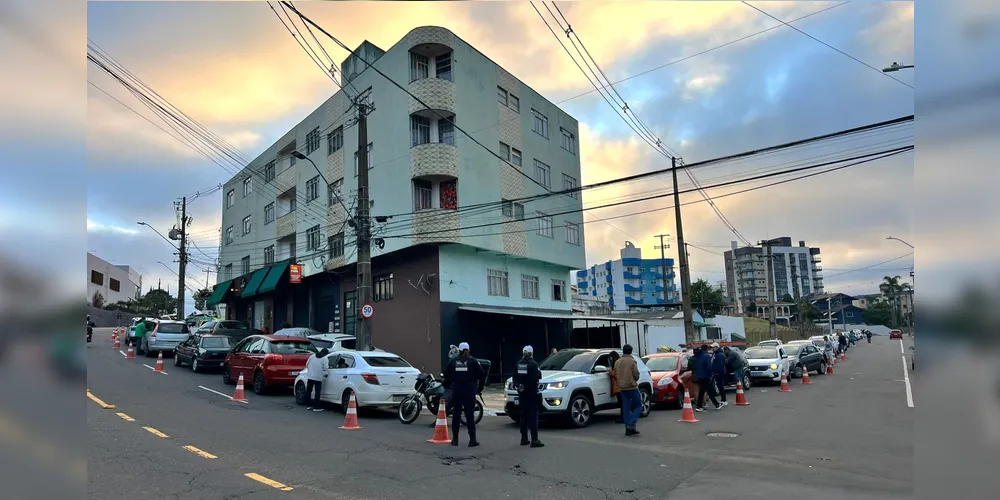 Ação movimentou a Avenida Monteiro Lobato