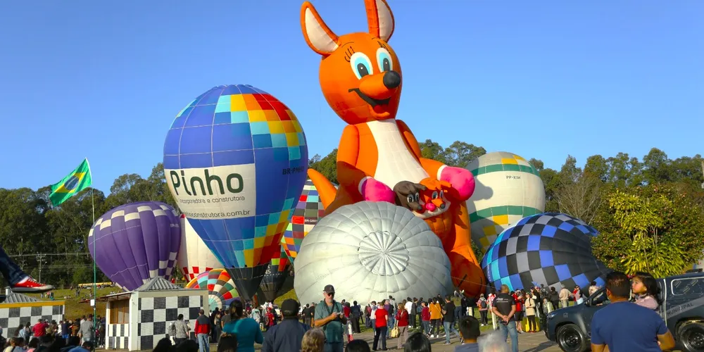 Festival de balonismo colorirá o céu de Ponta Grossa em julho